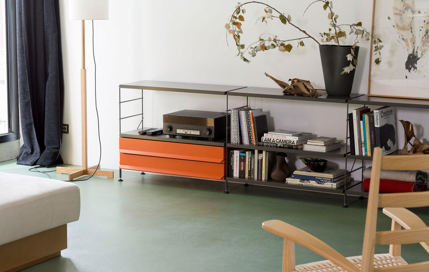 JM Massana /JM Tremoleda| TRIA Shelving System Living Room