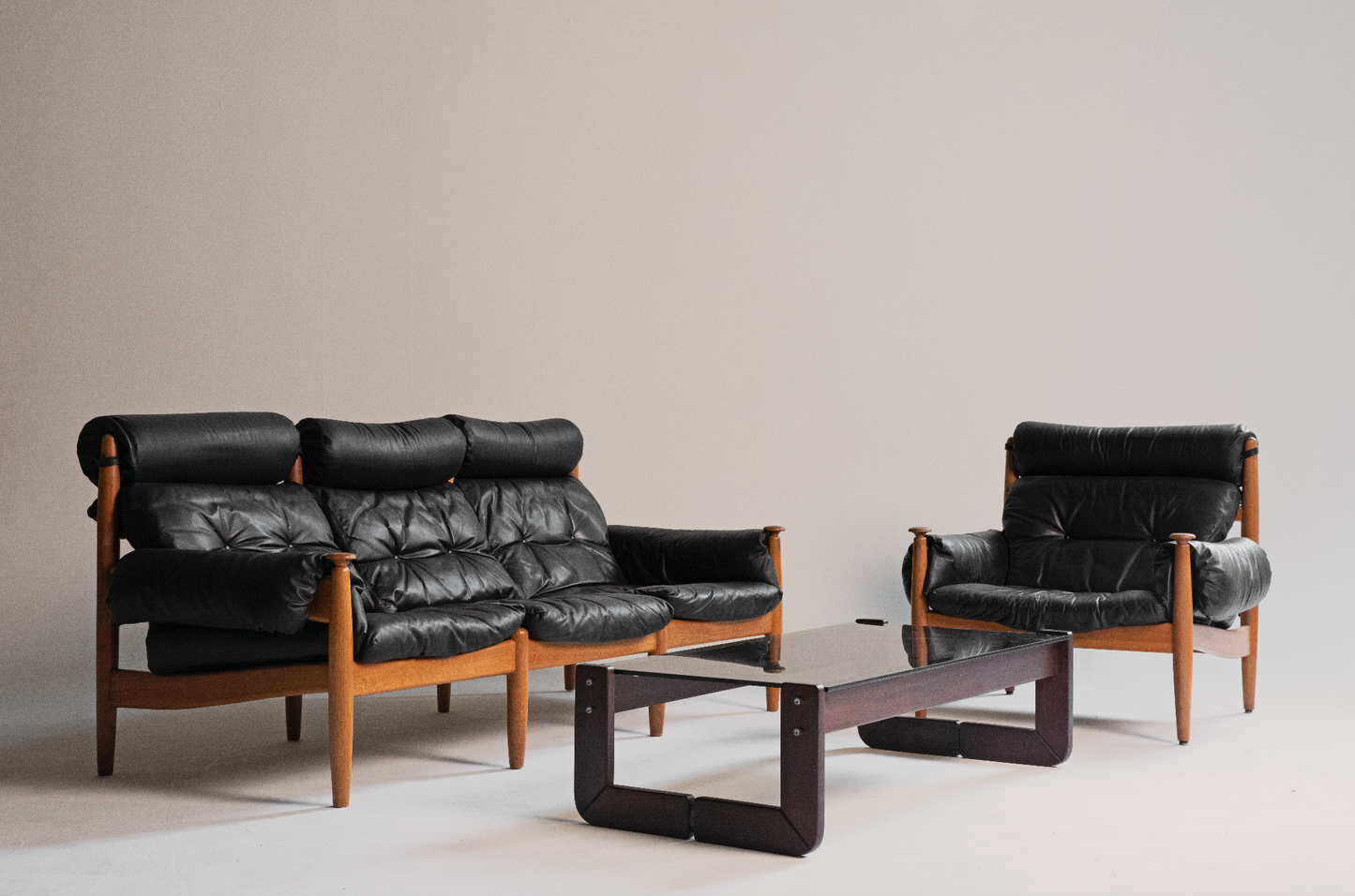 Scandinavian Vintage Leather Sofa (3 Seat)