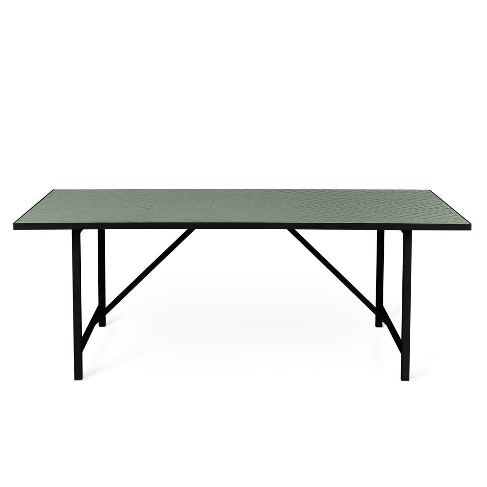 Charlotte Høncke | Herringbone Tile Dining Table