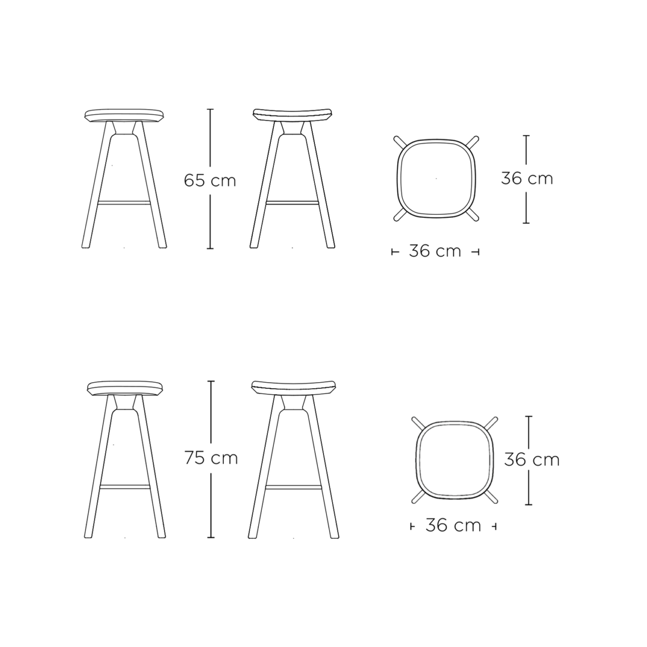 OEO Studio｜Pauline Bar Stool