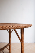 Vintage Rattan Table