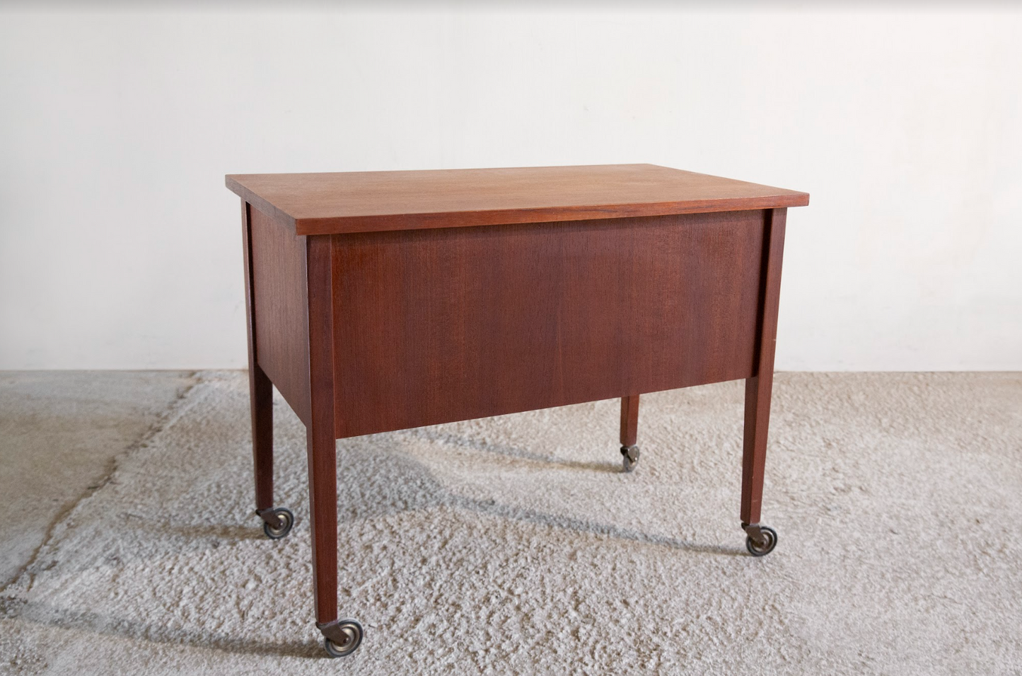 60's Vintage Rolling Side Table