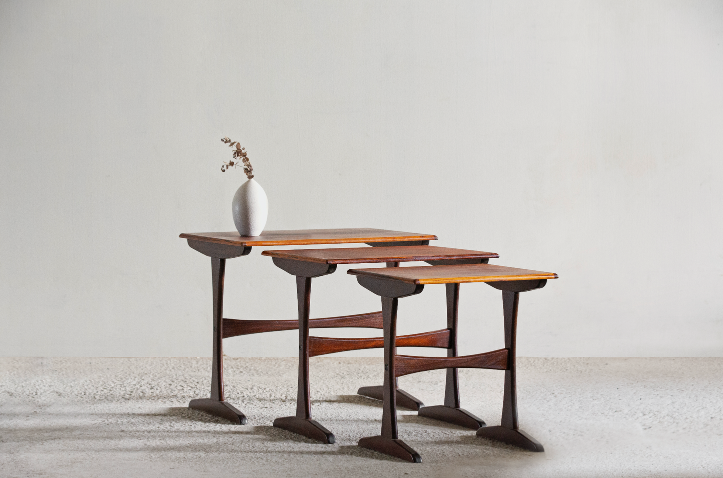 60's Vintage Rosewood Nesting Table